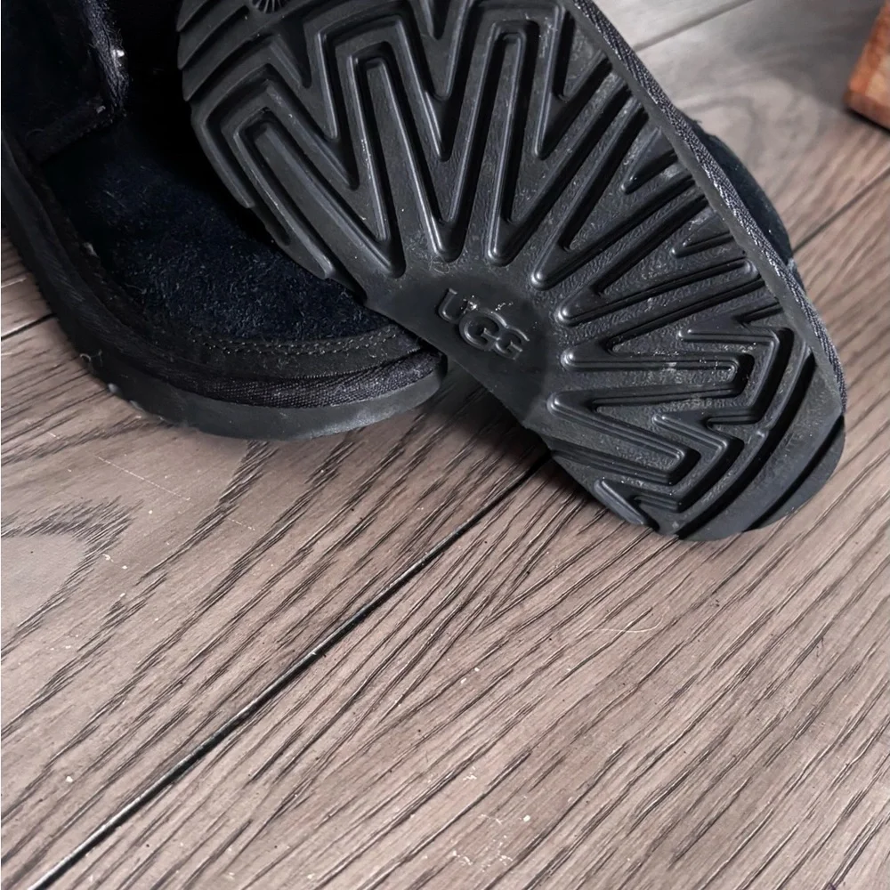 UGG Classic Black Suede Footwear